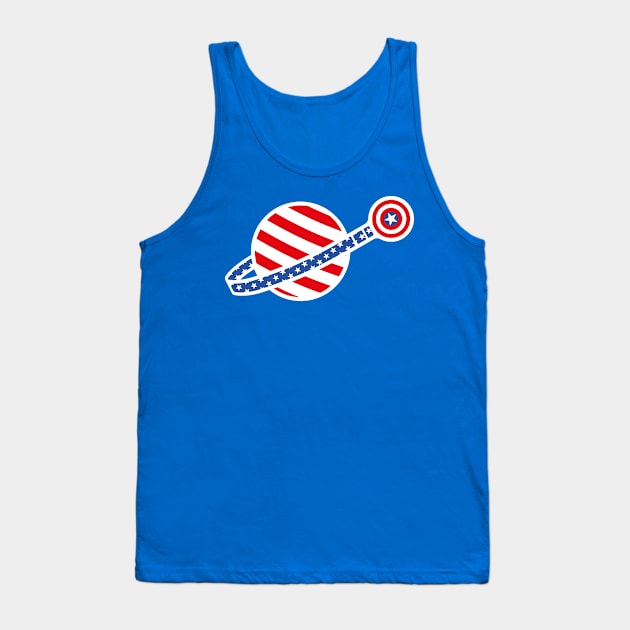 Stars and Stripes and Shield Tank Top by DCLawrenceUK